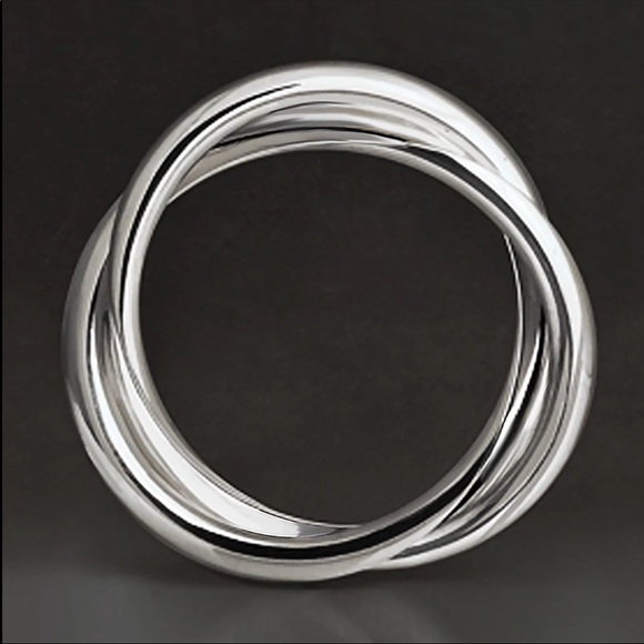New Women’s 925 Silver Simple Twisted Ring - Picture 4 of 6